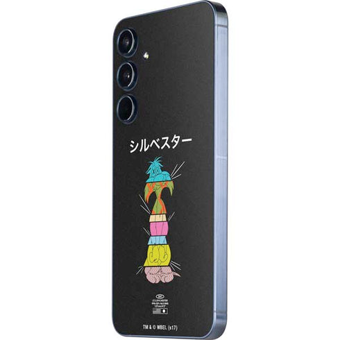 Looney Tunes Sylvester the Cat Sliced Juxtapose Galaxy A36 5G Skin